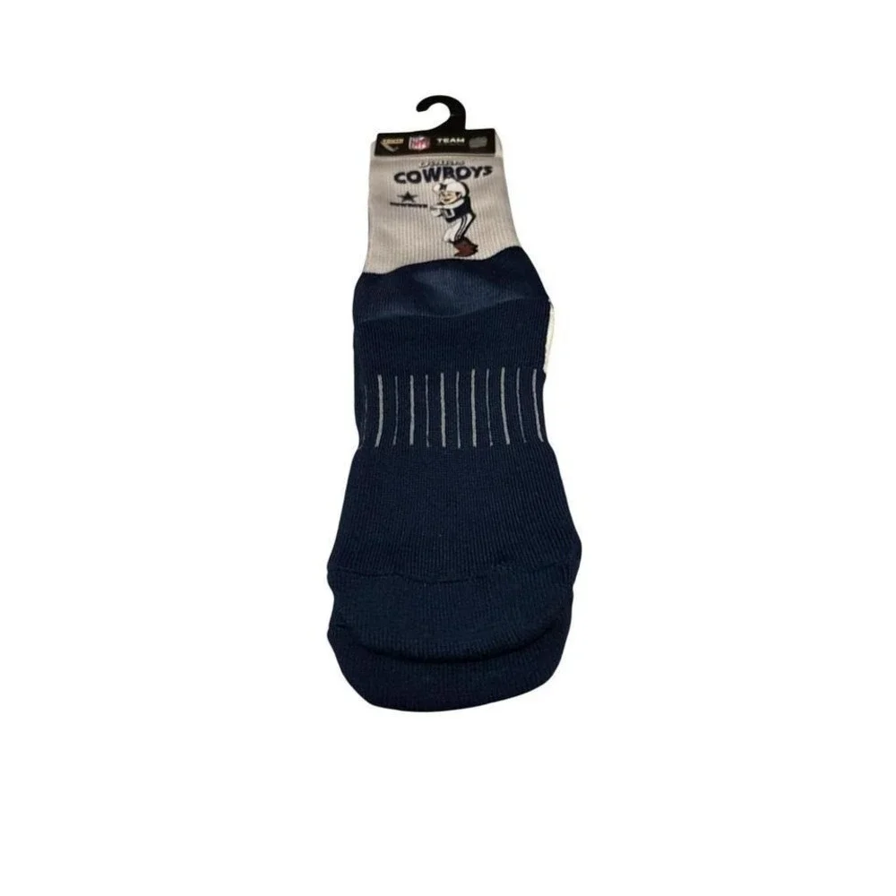 NWT For Bare Feet Youth Dallas Cowboys Mascot Fever Socks NFL Team Apparel